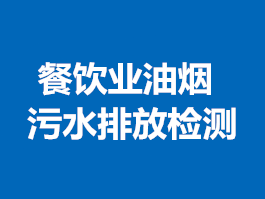 餐飲業(yè)油煙、污水排放檢